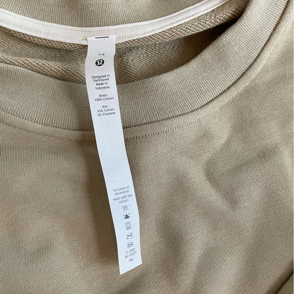 Lululemon oversized sweatshirt